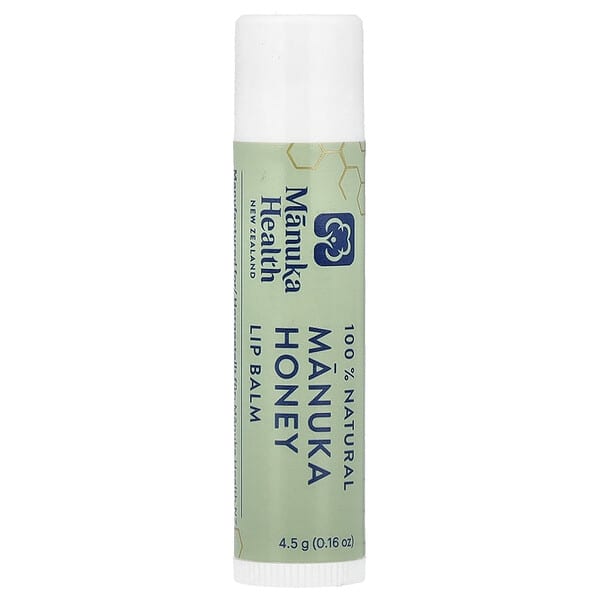Manuka Health, 100% 천연 마누카 꿀 립밤, 4.5g(0.16oz)
