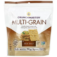 Crunchmaster, Biscoitos com vários grãos, sal marinho, 113 g (4 oz)