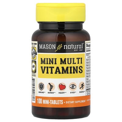 Mason Natural, Mini Multivitamins, 100 Mini Tablets