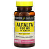 Alfalfa, 10 Grain, 650 mg, 100 Tablets