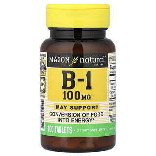 Mason Natural, Vitamin B-1, 100 Tablets