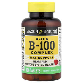 Mason Natural, Complexe Ultra B-100, 100 comprimés
