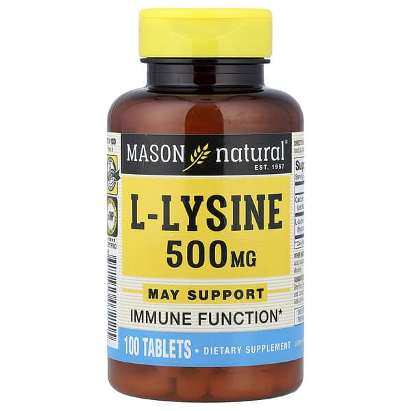 L-Lysine, 100 Tablets