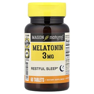 Mason Natural, Melatonin, 60 Tablets