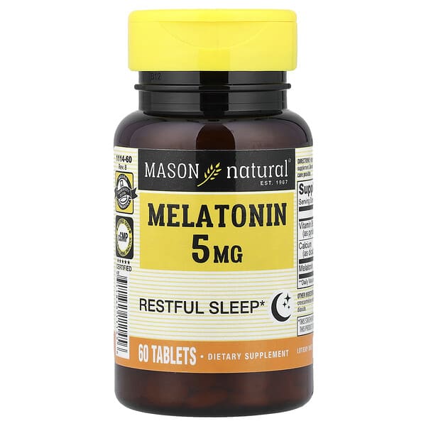 Melatonin, 5 mg, 60 Tablets