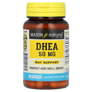 Mason Natural, DHEA，50 毫克，30 粒胶囊