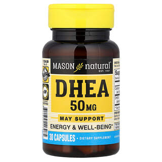 Mason Natural, DHEA, 30 капсул