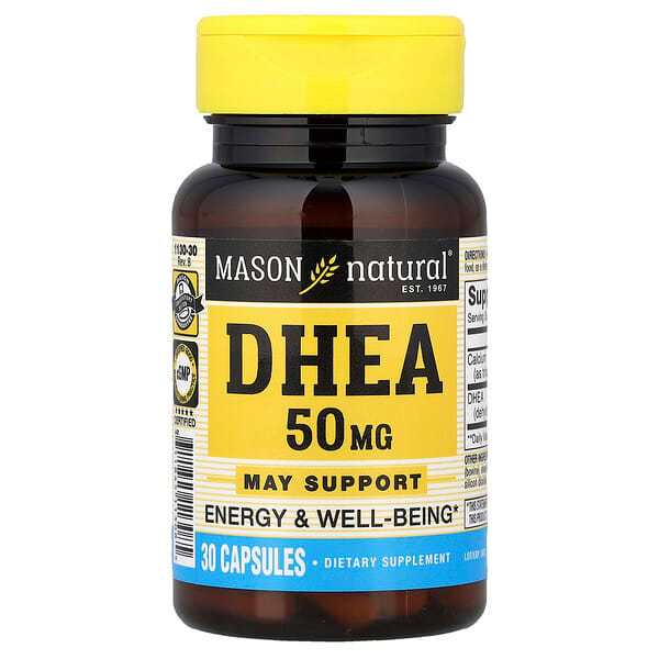 Mason Natural, DHEA, 50 mg, 30 capsules