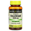 Valeriana a base de hierbas, 500 mg, 60 cápsulas
