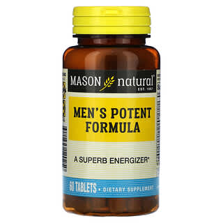 Mason Natural, Fórmula Potente para Homens, 60 Comprimidos