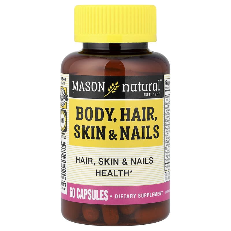 Complément Swanson Cheveux, Peau, Ongles – 60 Comprimés, Neuf Sous Blister