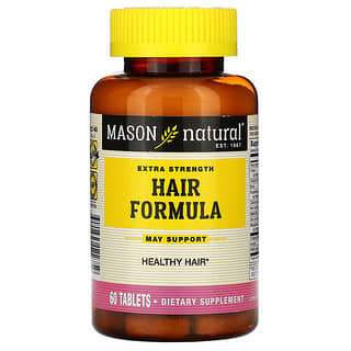 Mason Natural, 特強韌髮質配方，60 片