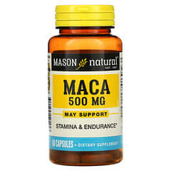 Mason Natural, 玛卡，500 毫克，60 粒胶囊