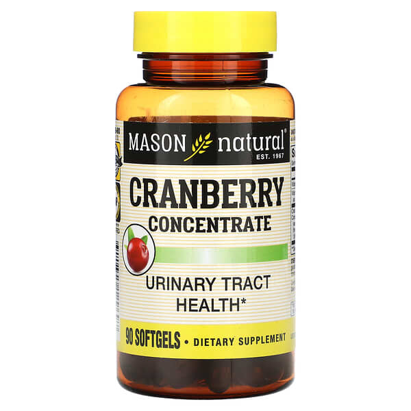 Mason Natural, Concentrado de arándano rojo`` 90 cápsulas blandas