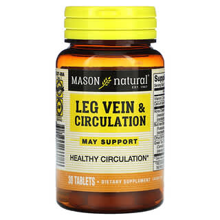 Mason Natural, засіб для підтримки вен і кровообігу на ногах, 30 таблеток