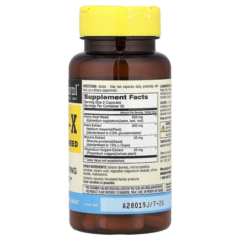 Desire-X with Horny Goat Weed, 60 Capsules