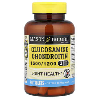 Mason Natural, Glucosamin Chondroitin, 90 tabletter