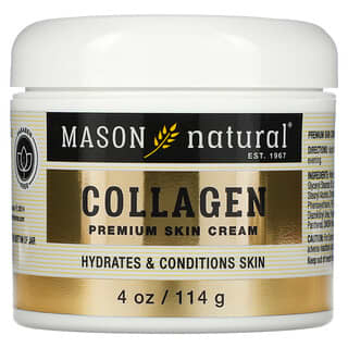 Mason Natural, Crema para la piel con colágeno prémium, con aroma a pera, 114 g (4 oz)