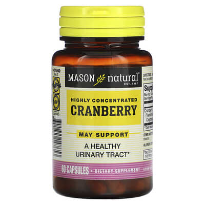 Mason Natural, High Strength Cranberry, 60 Capsules (450 mg Each)