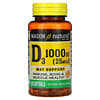 Vitamina D3, 25 mcg (1000 UI), 120 cápsulas blandas