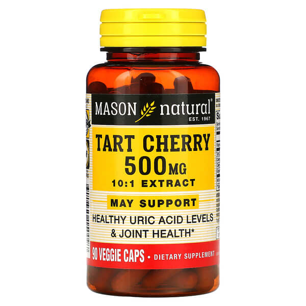 Mason Natural, вишня, 250 мг, 90 растительных капсул