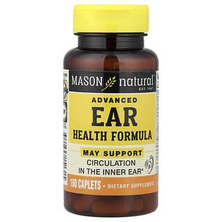 Mason Natural, Advanced Ear Health Formula, 100 kapletek
