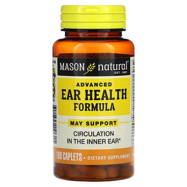 Mason Natural, Advanced Ear Health Formula, 100 Caplets