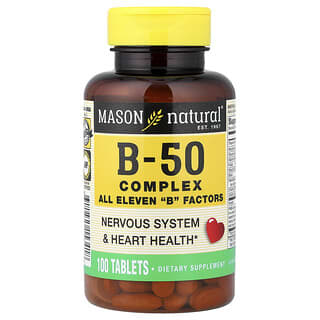 Mason Natural, Комплекс B-50`` 100 таблеток