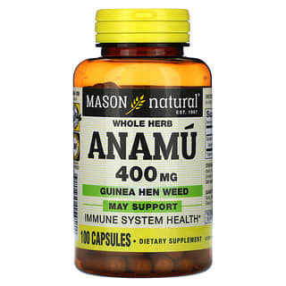 Mason Natural, Whole Herb Anamu, 400 mg, 100 Capsules