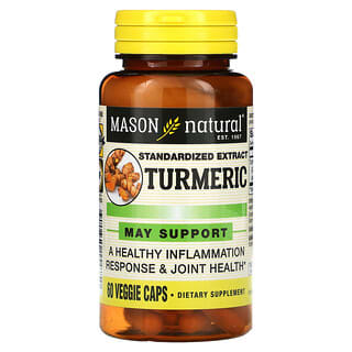Mason Natural, Standardized Extract Turmeric, 60 Veggie Caps