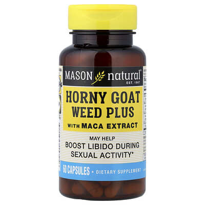 Mason Natural, Epimedium+ with Maca Extract, 60 Capsules