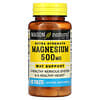 Magnesio, Concentración extra, 500 mg, 100 comprimidos