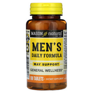 Mason Natural, Men's Daily Formula, 100 Tablets