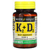 Vitamina K2 más vitamina D3, 100 mcg, 100 comprimidos
