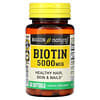 Biotine, 5000 µg, 60 capsules à enveloppe molle