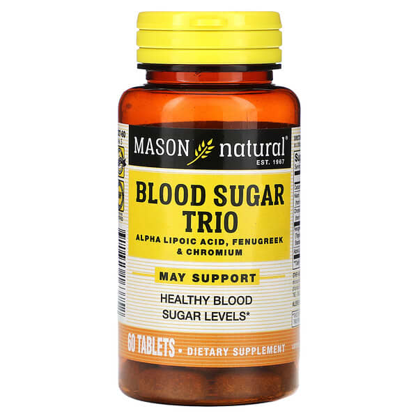 Mason Natural‏, Blood SugarTrio, 60 Tablets
