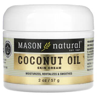 Mason Natural, ココナッツオイル スキンクリーム、57g（2オンス）