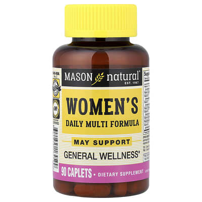 Mason Natural, Women's Daily Multi-Nutrition, 90 Caplets