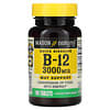 Vitamina B12, 3000 mcg, 100 comprimidos