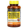Probiotisches Kautabletten Acidophilus und Bifidus, Erdbeere, 2 Milliarden KBE, 100 Oblaten