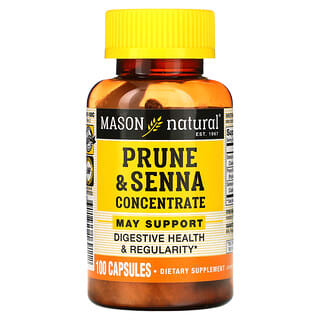 Mason Natural, Prune & Senna Concentrate, 100 Capsules
