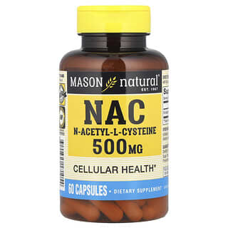 Mason Natural, NAC, 500 mg, 60 Capsules