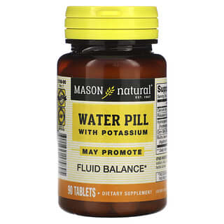 Mason Natural, Pílula de Água com Potássio, 90 Comprimidos