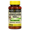 Ashwagandha, Extrait standardisé, 500 mg, 60 capsules