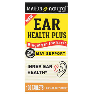 Mason Natural, Ear Health Plus, 100 Tablets