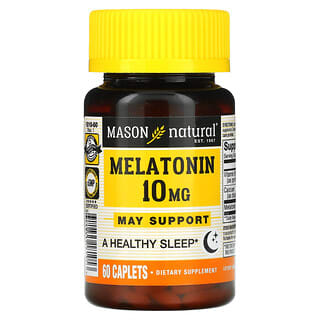 Mason Natural, Melatonin, 10 mg, 60 Caplets