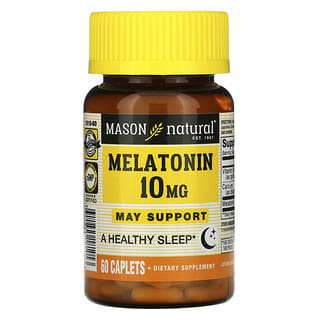 Mason Natural, Мелатонин, 10 мг, 60 капсул