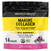 Marine Collagen with Biotin, Hyaluronic Acid, Turmeric & Zinc, Blueberry Pomegranate, 14 Packs, 4.9 oz (140 g)