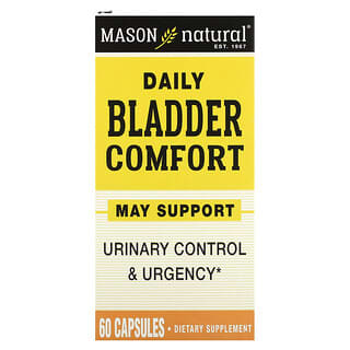 Mason Natural, Conforto Diário da Bexiga, 60 Cápsulas