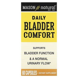Mason Natural, Comodidad diaria para la vejiga`` 60 cápsulas